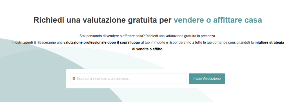 Valutazione immobiliare gratuita